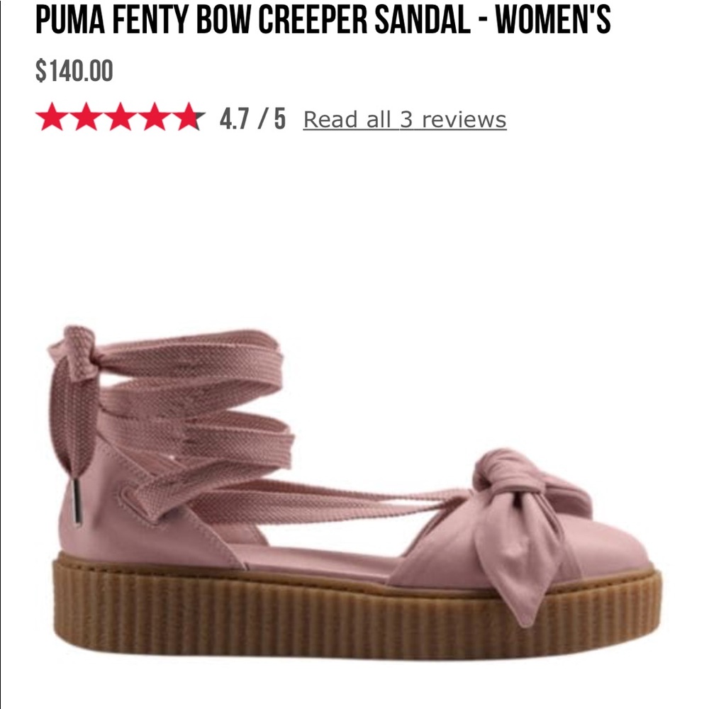 Puma Fenty Bow Creeper Sandals